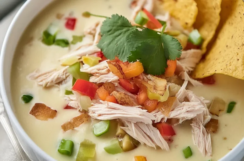 Creamy Chicken Tortilla Soup in the Crock Pot: A Cozy, Flavor-Packed Meal